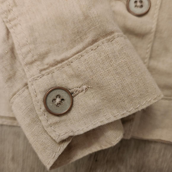 NWT Curve Appeal boxy linen blend summer jacket - Picture 7 of 9